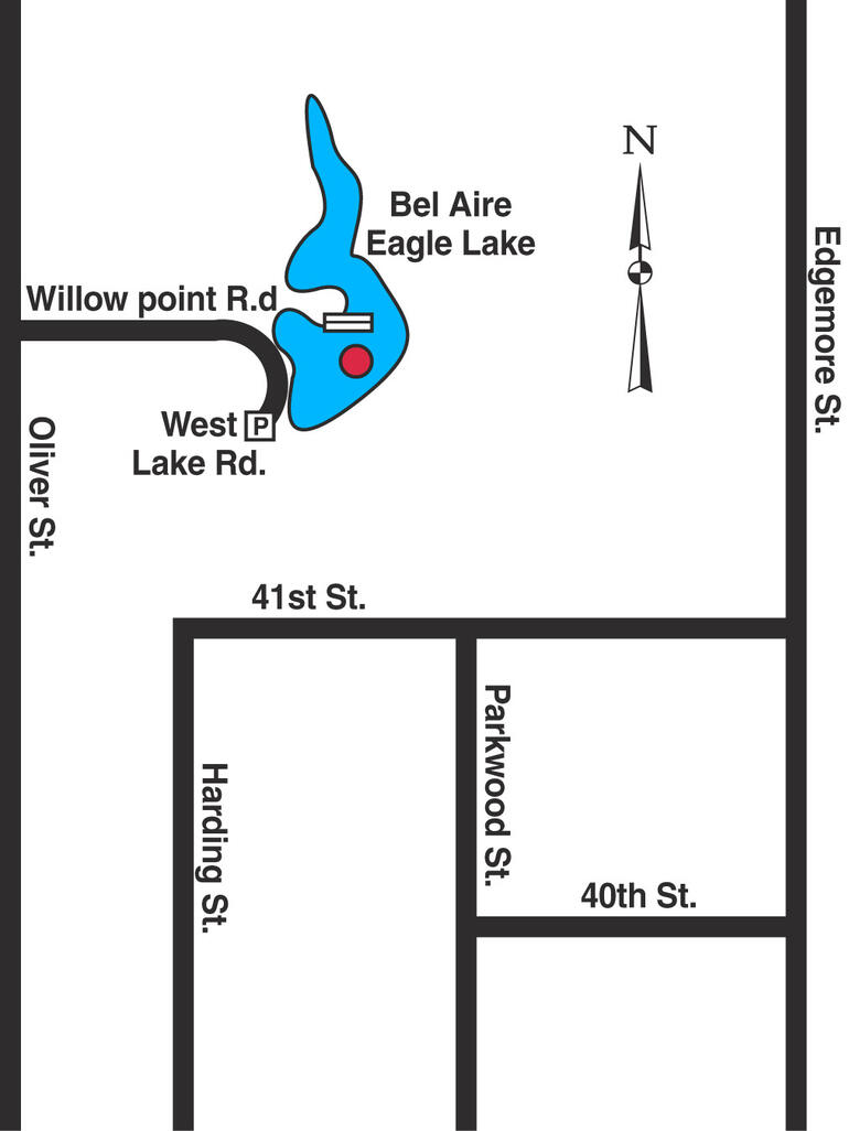 Map of Bel Aire Eagle Lake