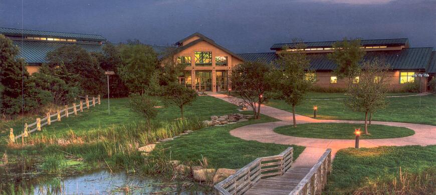 Great Plains Nature Center in the Evening