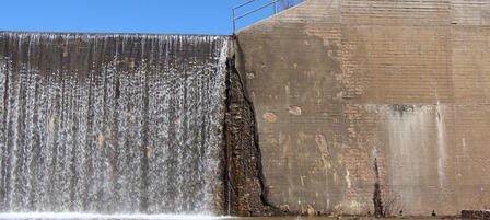 Clark State Fishing Lake Spillway To Be Repaired