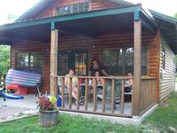 Shady Rest Cabin renters enjoying themselves